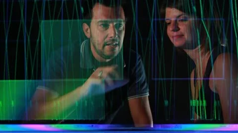 Train control room Stock Footage 12448168