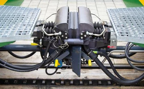 Train coupler Stock Photos