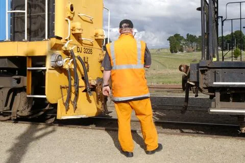 Train coupling Stock Photos