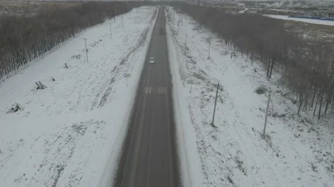 A train covered in snow Video stock 147401216