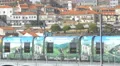 Train crossing Dom Luis Bridge in Porto 4k or 4k+ Resolution