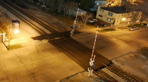 Train Crossing Stock Footage 363913