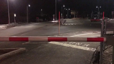 Train crossing Video stock 127771289