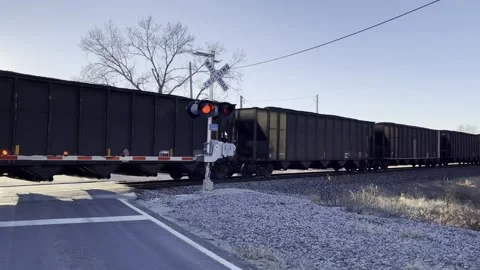 Train Crossing Video stock 226712867