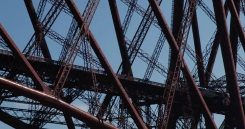 Train crossing Forth Bridge Stock-Footage 101313002