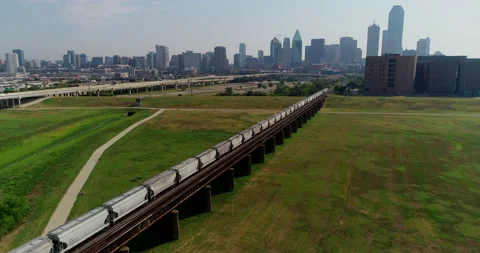 Train from Dallas Stock Footage 150152270
