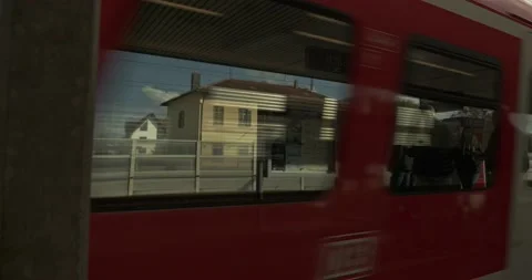 Train departure Stock Footage 221846316