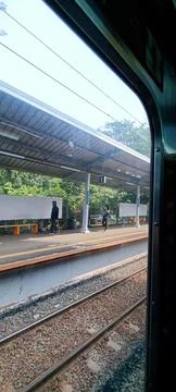 Before the train departure Stock Photos