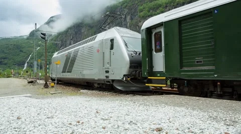 Train Departure From Station 動画素材 53076174