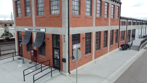 Train depot Stock Footage 196127205