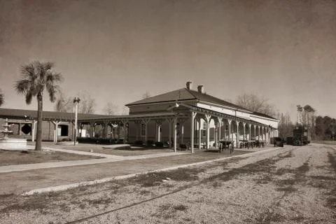 Train depot Stock Photos