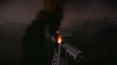 Train derailment Vídeos de archivo 24828247