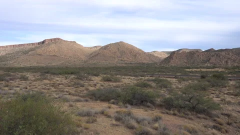 Train in the desert Stock Footage 138035911