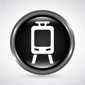 Train design over gray background vector illustration Ilustração Stock