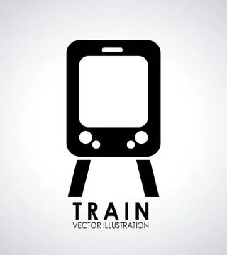 Train design over gray  background vector illustration Ilustração Stock