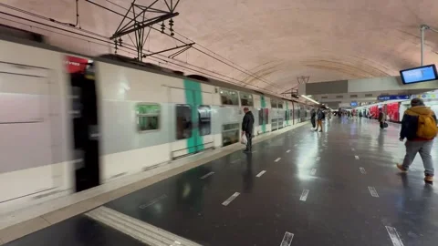 Train to disneyland paris 1 Stock Footage 306352033