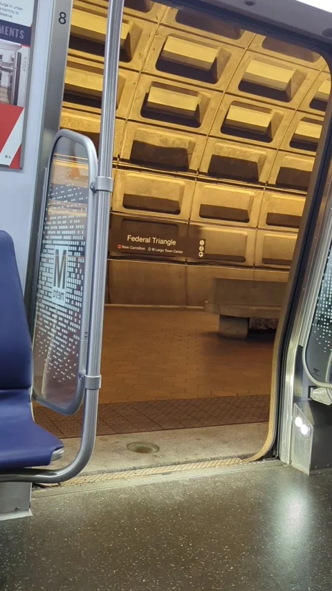 Train Door Closing Stock Footage 296115288