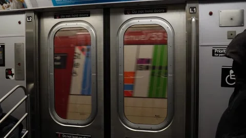 Train door Stock Footage 240353318