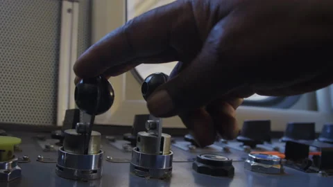 Train driver driving the train in the cab DaresSalaam Tanzania Stock Footage 131968781