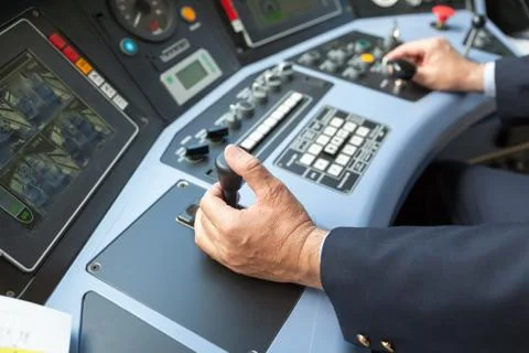 Train driver Foto stock