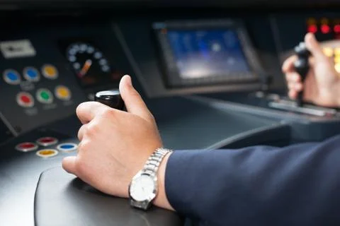 Train driver Stock Photos