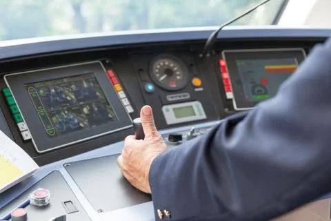 Train driver Stock Photos