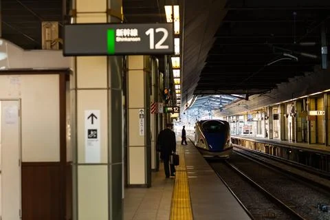 A train driver walking towards the train Stock Photos