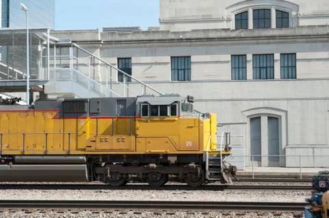 Train engine closeup Stock-Fotos