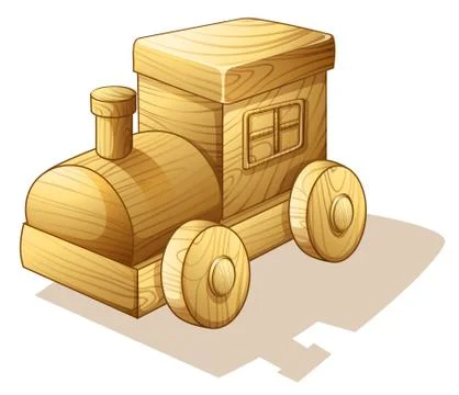 Train engine Illustrazione stock