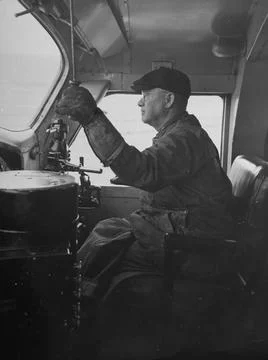 Train Engineer, USA Foto stock