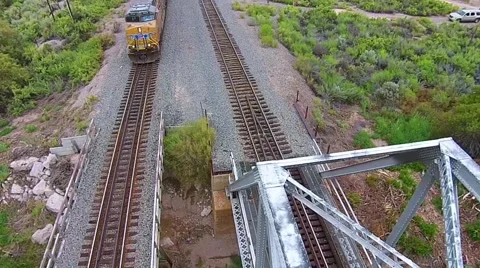 Train flyby Stock Footage 40822879