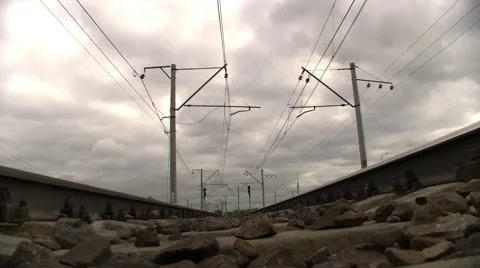 By train Stock Footage 6862358