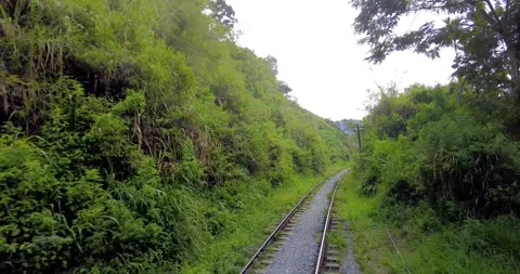 Train front road 2 part 4 Stock Footage 270401206