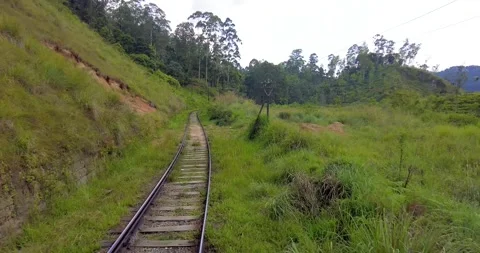 Train front road 2 part 5 Stock Footage 270405878