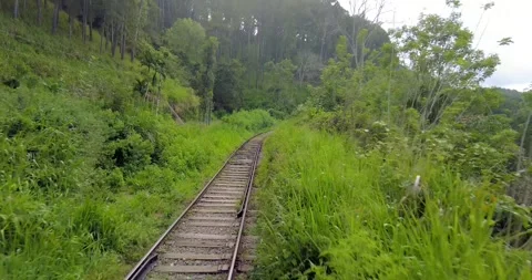 Train front road 2 part 3 Stock Footage 270420933