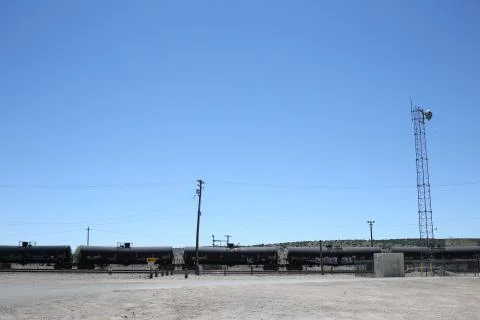 Train with fuel Stock Photos