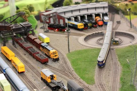 Train Garage Stock Photos