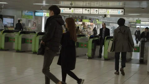 Train Gate Tamachi Station Vidéo 139884729