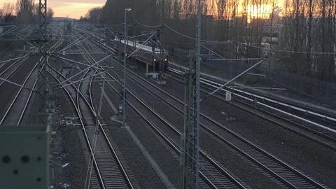 Train in Germany Stock Footage 93800670