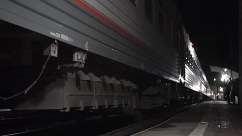 Train go from the train station Vídeo Stock 101434243