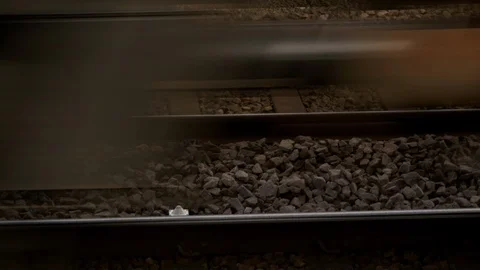 Train going at the high speed Stock Footage 103387602