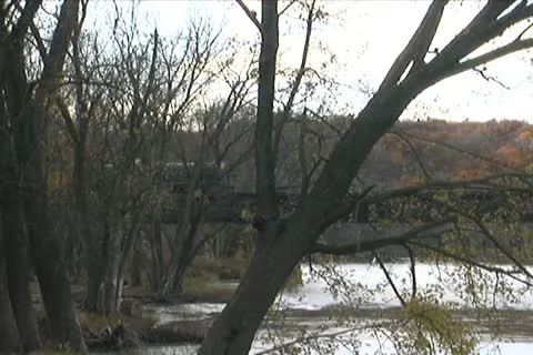 Train Going over Bridge 動画素材 10712712