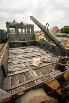 An train graveyard Stock Photos