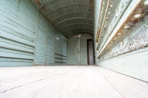 An train graveyard Foto stock