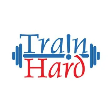 Train Hard Illustrazione stock