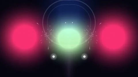 Train Headlights Shining Brightly in Darkness. Stock Footage 328999068