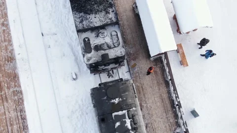 The train hitches the car. the moment of docking, Stock Footage 150420662