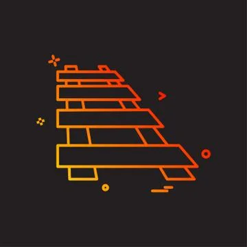Train icon design vector Stock Illustration