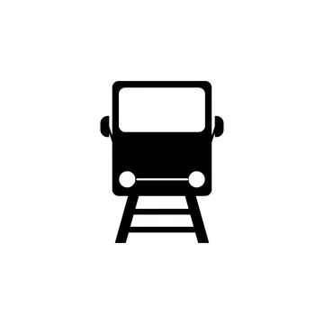 A train icon. Elements of transport icon. Premium quality graphic design icon Stock Illustration