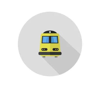 Train icon illustrated in vector on white background Stock Illustration